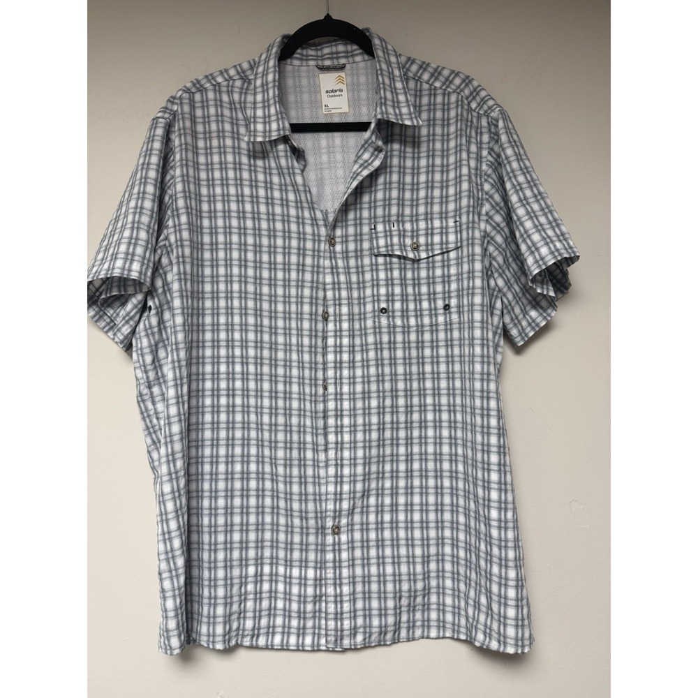 Solaris Outdoors Men's Fishing‎ Shirt Size XL